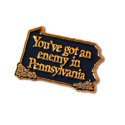 Enemy in PA Enamel Pin